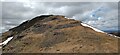 NN2825 : Ben Oss summit ridge by Iain Russell