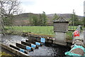 NO4480 : River Mark Gauging Station by Andrew Curtis