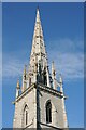 SJ0075 : Spire of Bodelwyddan church by Philip Halling