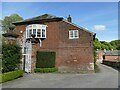 SJ7773 : Peover Hall, coach house - west end by Stephen Craven