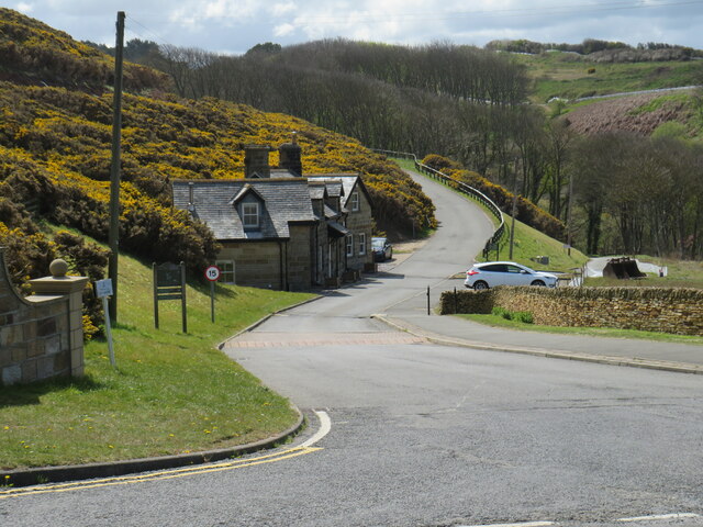 Driveway to Raithwaite Estate, near Whitby