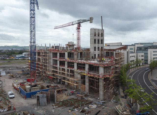 Construction site, Belfast