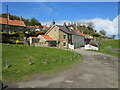 NZ8512 : Cottages at Sandsend, near Whitby by Malc McDonald