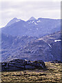 NM9894 : Rock rib below summit of Fraoch Bheinn by Trevor Littlewood