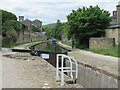 SE0814 : Canal lock at Slaithwaite by Malc McDonald