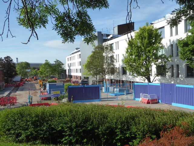 Worcestershire Royal Hospital - building site