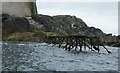 NL8426 : Skerryvore lighthouse - landing jetty and hard by Rob Farrow