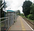 SS8590 : Passenger shelter on Ewenny Road station, Maesteg by Jaggery