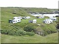 SH2237 : Caravan site at Porth Ysglaig by Oliver Dixon