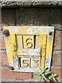 SH5872 : Hydrant marker on Beach Road, Bangor by Meirion