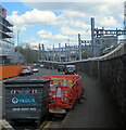 ST3088 : Veolia wheelie bin, Mill Street, Newport by Jaggery