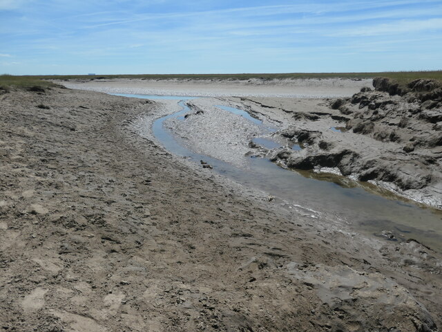 Tidal channels on the west side of Humphrey Head