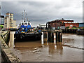 TA1028 : Old Harbour, River Hull, Kingston upon Hull by Bernard Sharp