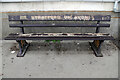 SP3165 : Station bench - Leamington Spa by Stephen McKay