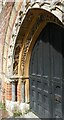 SU2908 : Lyndhurst - St Michael & All Angels - Exterior arch detail by Rob Farrow