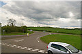 NU1720 : B6341/A1 Junction, South Charlton by David Dixon