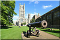 TL5380 : Cathedral and Cannon at Ely by Jeff Buck