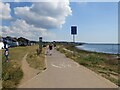 SZ0190 : Shared use path alongside Poole Harbour by Malc McDonald