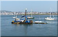 SH7877 : Boats moored on the River Conwy by Mat Fascione