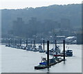 SH7877 : Boats moored on the River Conwy by Mat Fascione