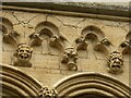 TL5480 : Triforium bay, presbytery, Ely Cathedral by Alan Murray-Rust