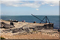 SY6768 : Portland Bill stone loading quay, Portland Bill by Jo and Steve Turner