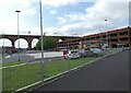 SJ8990 :  Heaton Lane temporary bus station by Gerald England