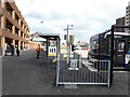 SJ8990 :  Heaton Lane temporary bus station by Gerald England