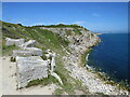 SY6970 : Isle of Portland coastline by Malc McDonald