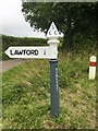 ST1336 : Somerset County Council fingerpost, A358-Stickle Hill junction by Marika Reinholds