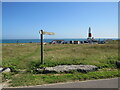 SY6768 : South West Coast Path, Portland Bill by Malc McDonald