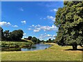 SK2570 : The River Derwent in Chatsworth Park by Graham Hogg