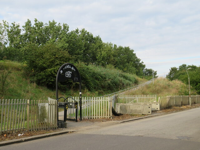 Entrance to the Ridgeway, Thamesmead