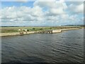 SJ4777 : Landing stage, north bank, Manchester Ship Canal by Christine Johnstone