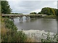 SD5428 : Old Tram Bridge across the River Ribble, Preston by Malc McDonald