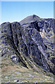 NG8303 : Ridge rising to Ladhar Bheinn by Trevor Littlewood