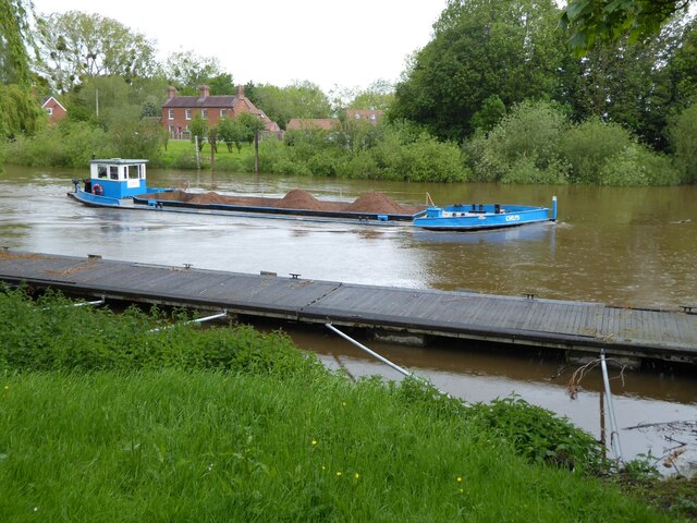 Gravel barge