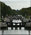 SP2466 : Hatton locks - looking down the flight by Rob Farrow