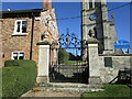 SK6800 : Church gates, King's Norton by Jonathan Thacker