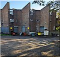 ST2794 : Loading bays at the rear of Fairwater Shops, Cwmbran by Jaggery