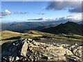 NN5838 : Summit of Meall nan Tarmachan looking towards Meall Garbh by Steven Brown