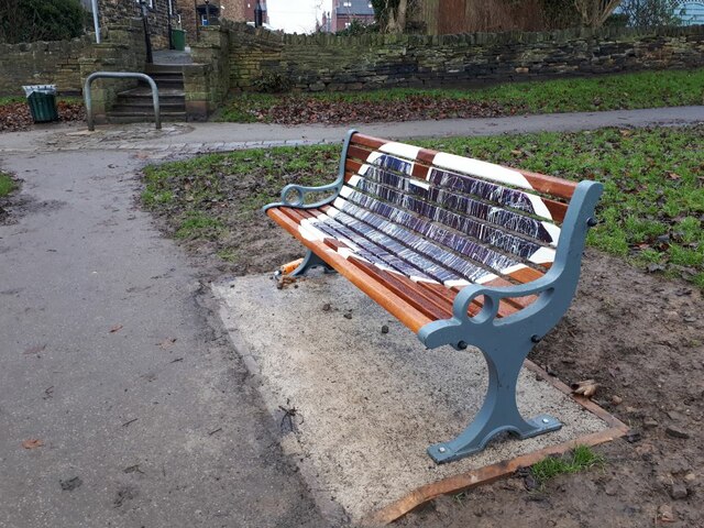 New bench in Bramley Park