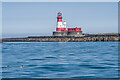 NU2438 : Longstone Lighthouse by Ian Capper