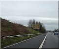 ST4874 : Sign for visitors to Wye Valley by M5 by David Smith