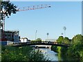 ST2224 : Footbridge over the river Tone in Taunton by Stephen Craven