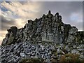 SO3698 : Manstone Rock on the Stiperstones by Mat Fascione