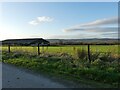  : Field and farm shed, Overton, near Arlingham, Gloucestershire by Ruth Sharville