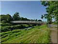 ST2325 : Footbridge over the river Tone at Obridge by Stephen Craven