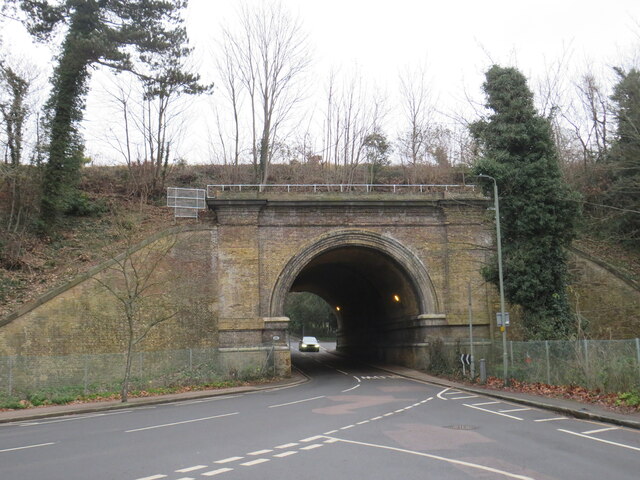 Railway bridge on Yester Road, near Bromley