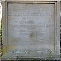 SP0345 : Inscription on an obelisk by Philip Halling